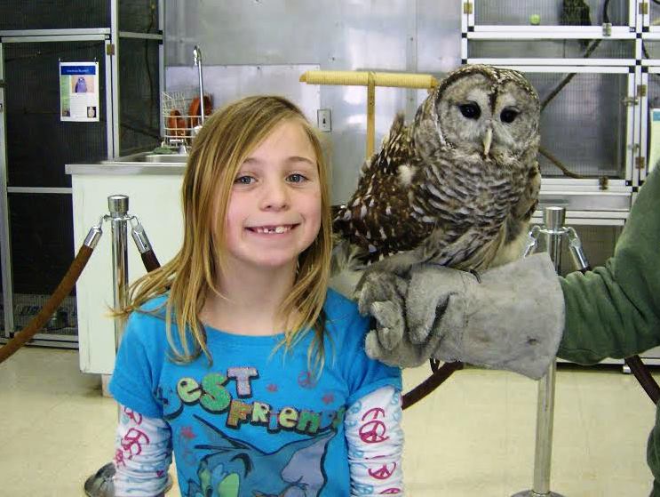 Child and owl