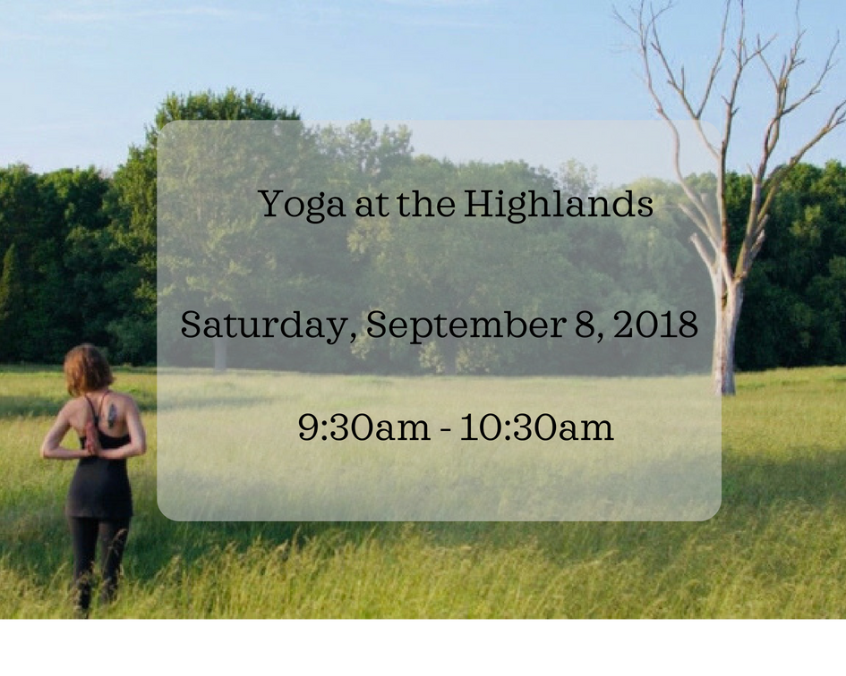 Yoga at the Highlands