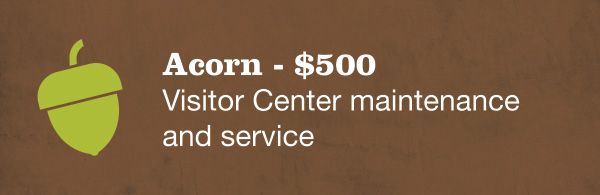 Acorn - $500 Visitor Center maintenance and service